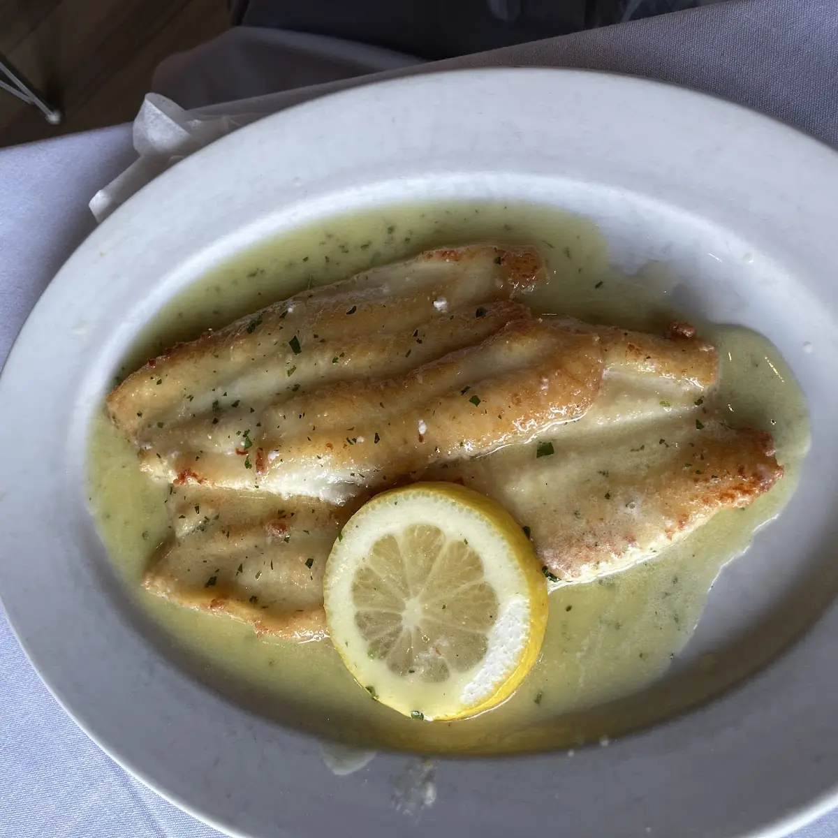 Pan Fried Dover Sole Al Limone