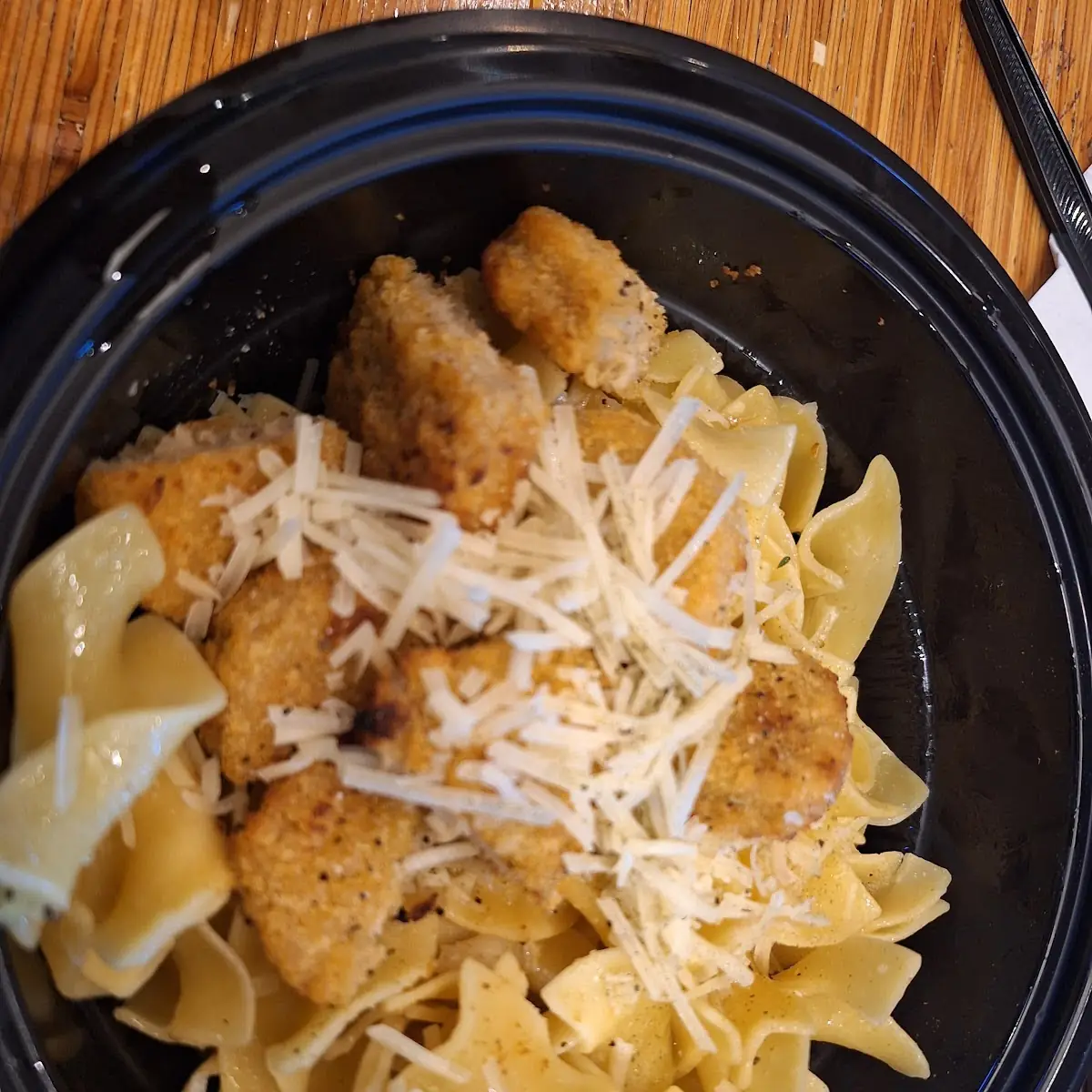 Buttered Noodles with Impossible Chicken