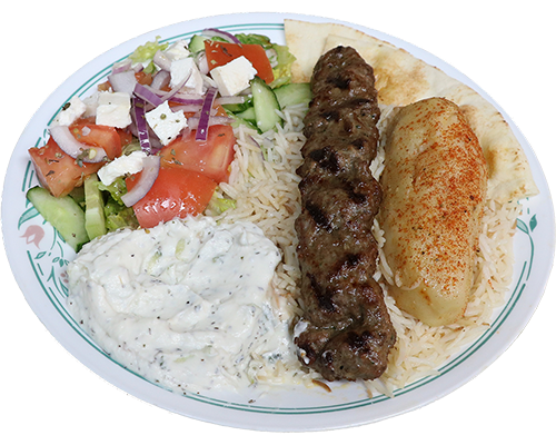 Chicken Souvlaki Plate, AlHadbah Donair LTD