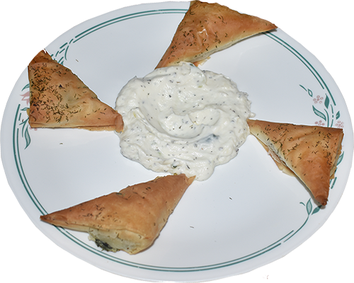 Grape Leaves Hummus & Pita Spinach Pie, AlHadbah Donair LTD