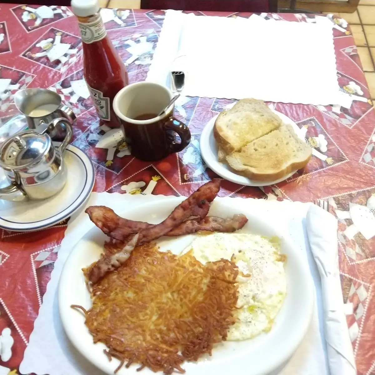 Two Eggs Bacon Toast Domingo's Cafe Goleta CA
