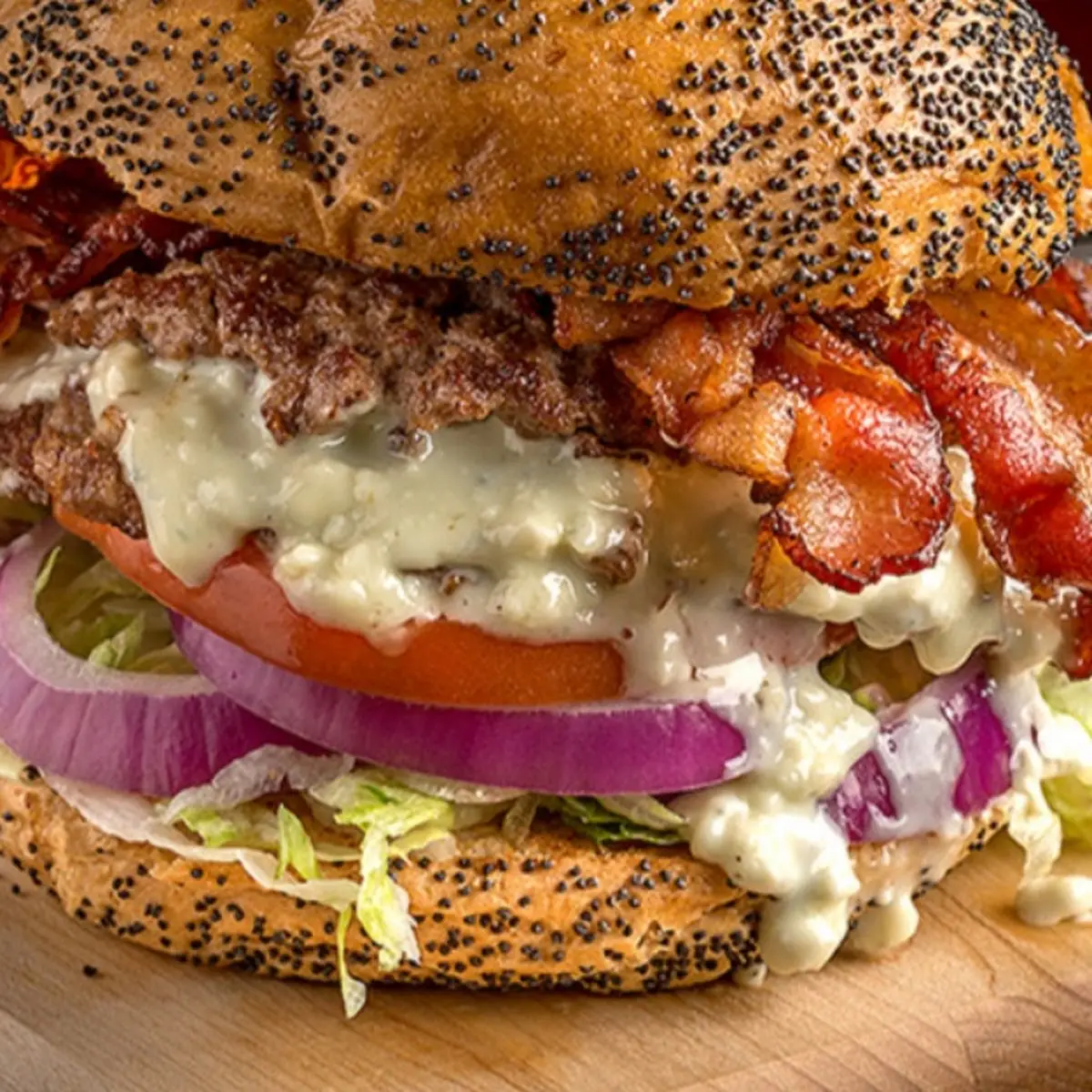 Blue Cheese Bacon Burger
