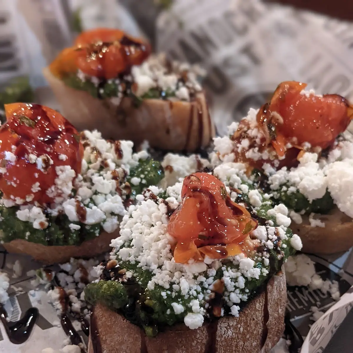 Goat Cheese Bruschetta