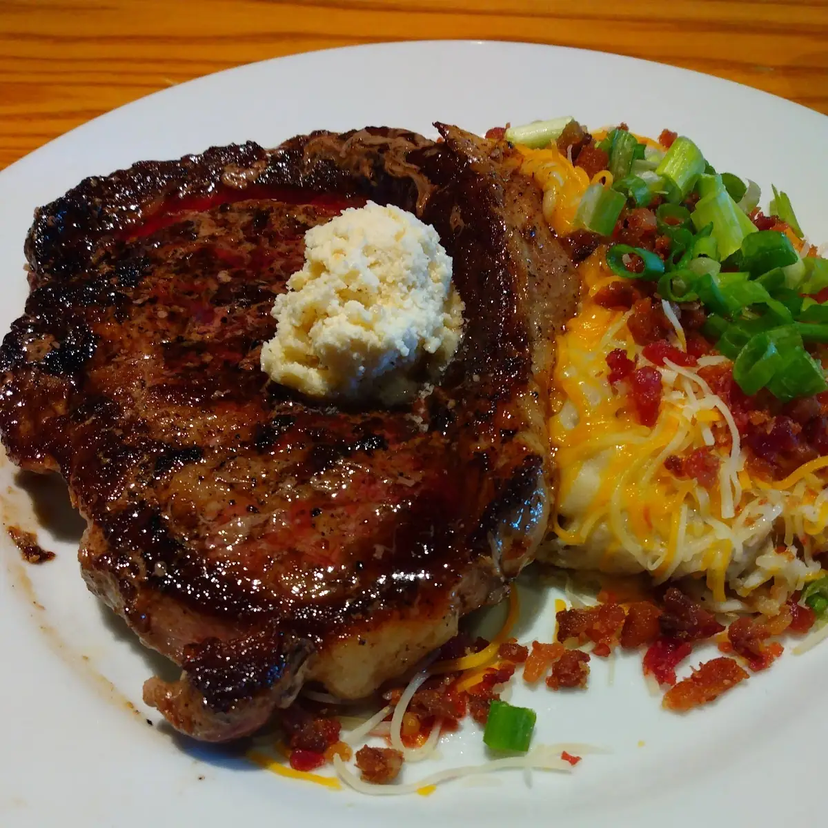 Steak and Loaded Mashed Potatoes