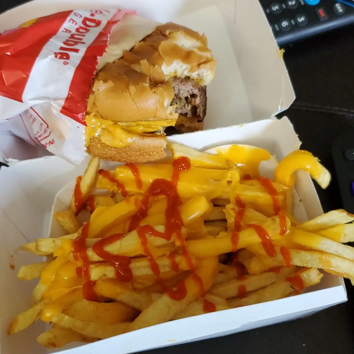 Double Double Grilled Onions and Peppers