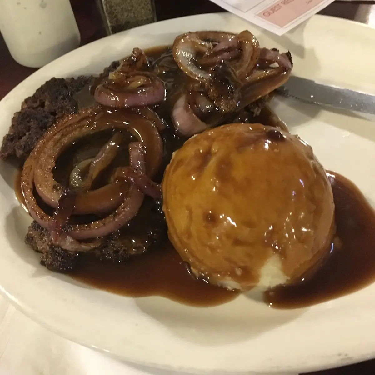 Hamburger Steak Dinner