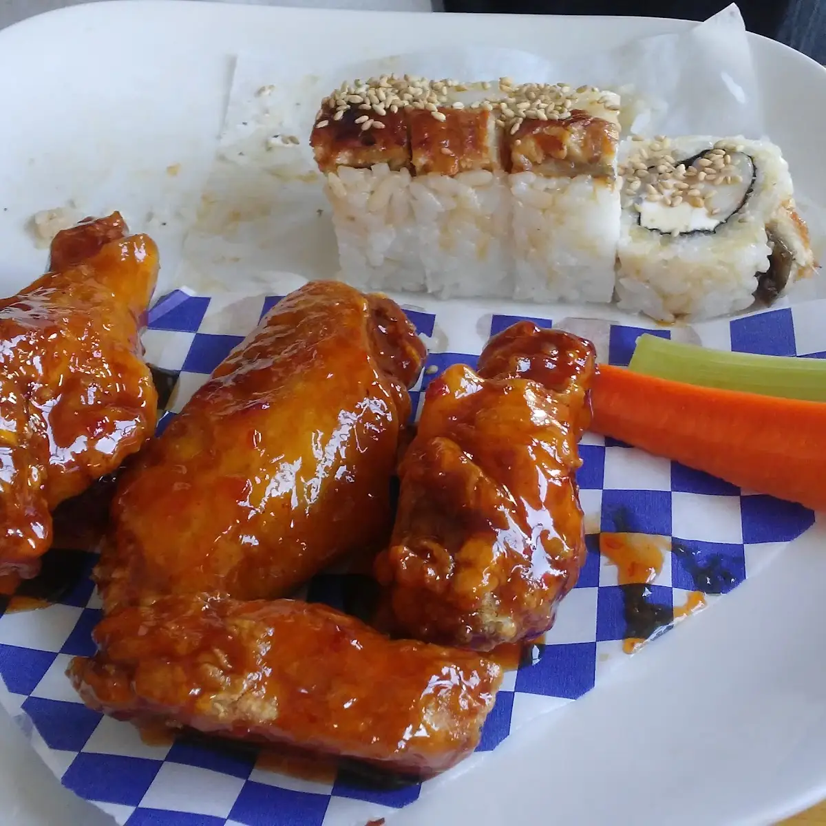 Wings and Sushi Rice