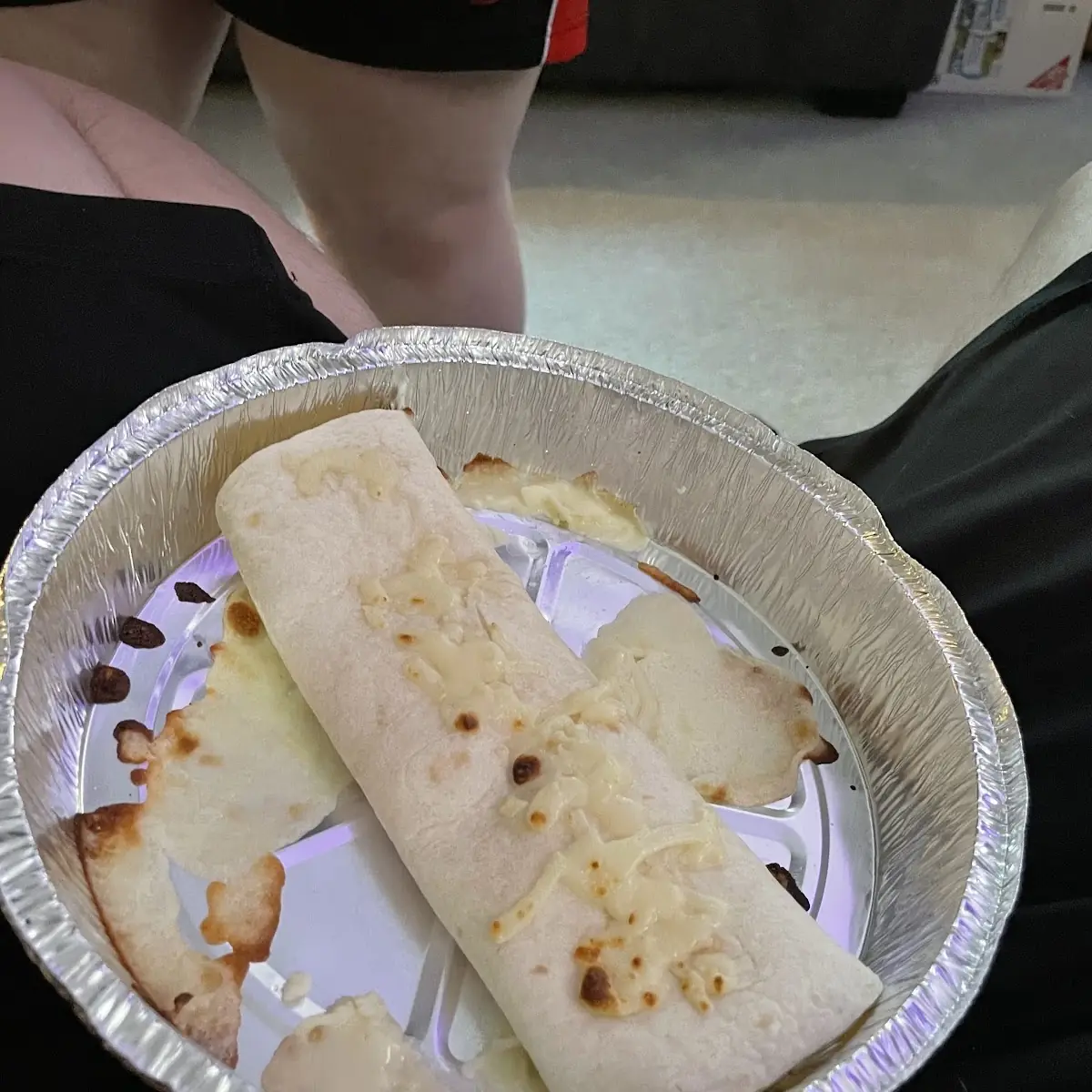 Burrito with Cheese Dip