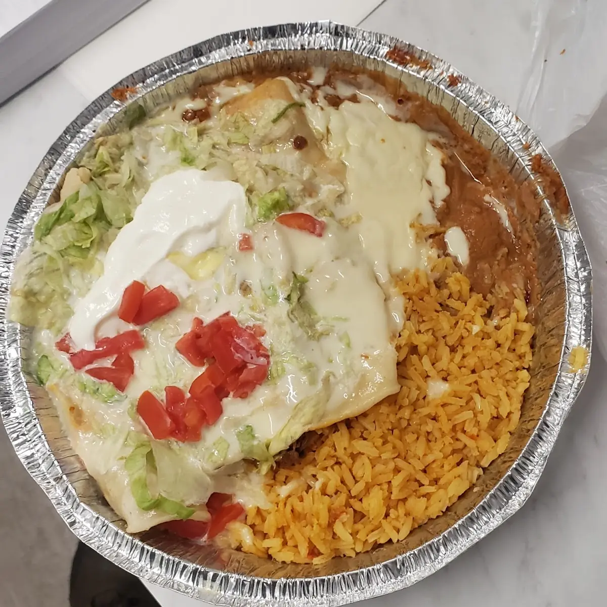 Refried Beans and Rice