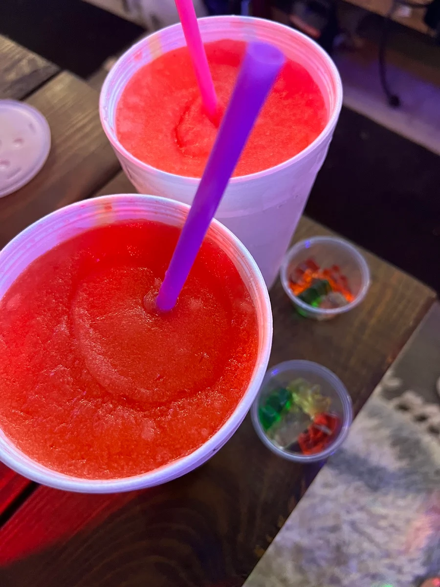 Strawberry and Piña Colada Daiquiri