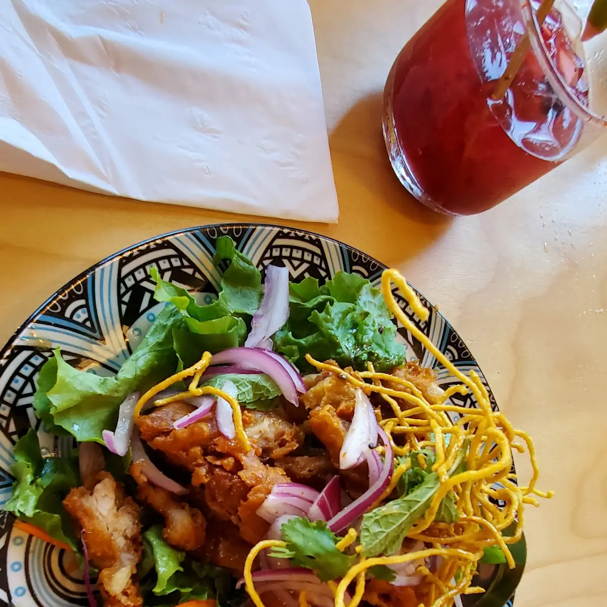 Chicken Larb Salad
