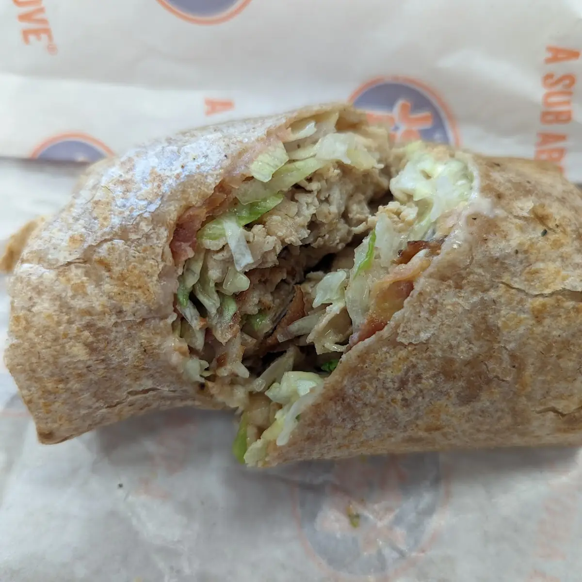 Bacon Ranch Chicken Wrap