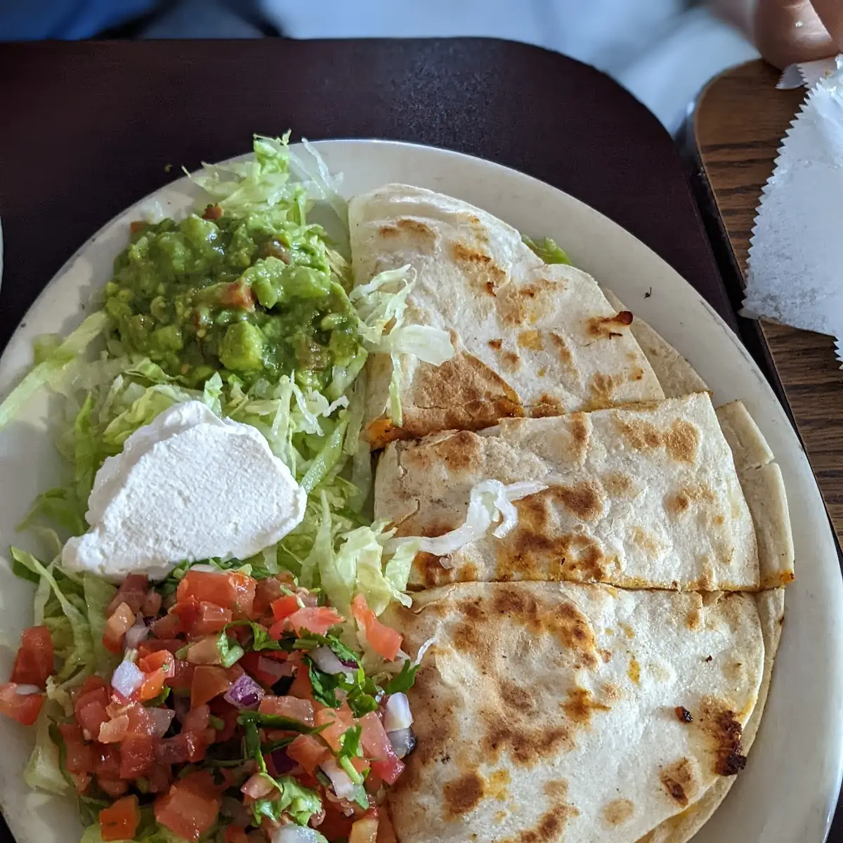 Chicken Quesadilla Half Order