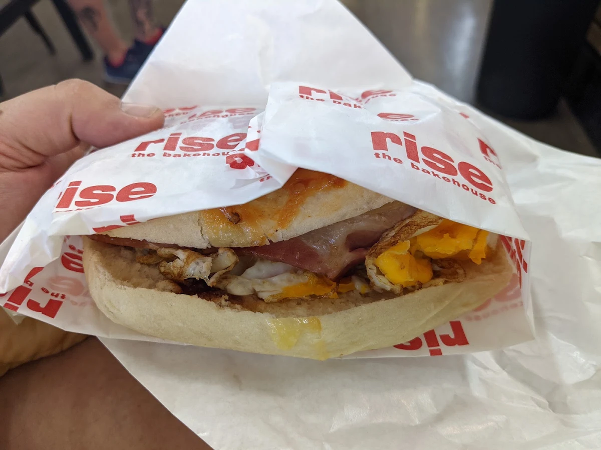 Bacon and Egg Focaccia