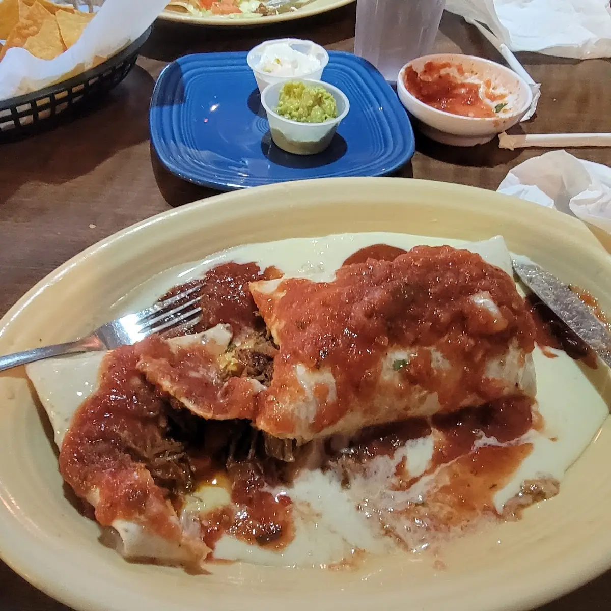 Shredded Beef Burrito