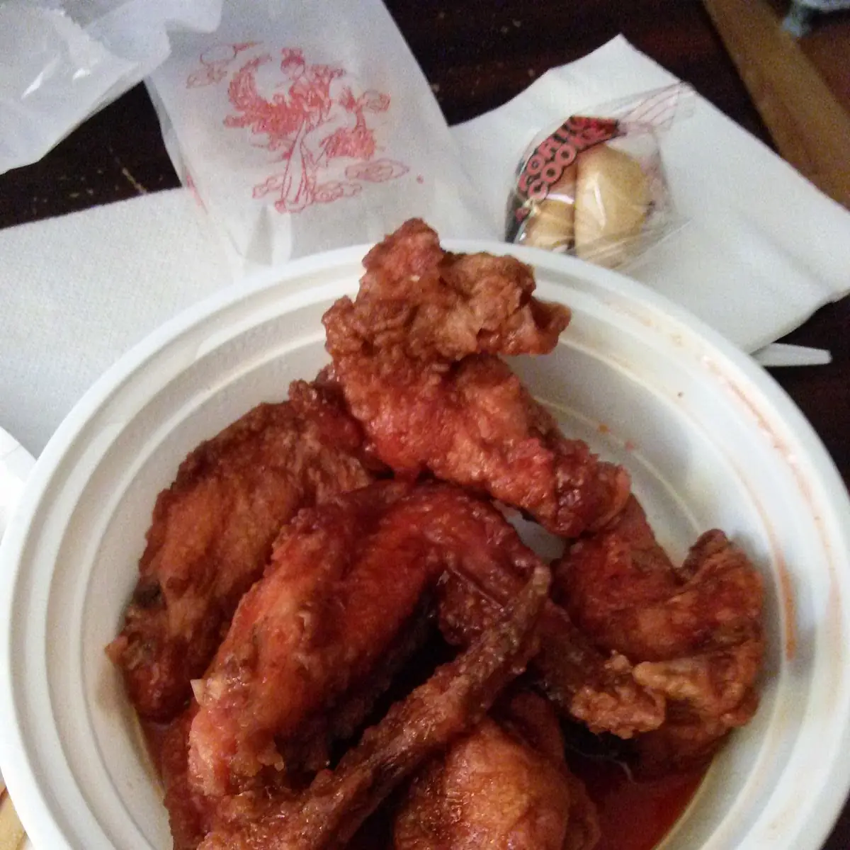 Chicken Wing Garlic Sauce