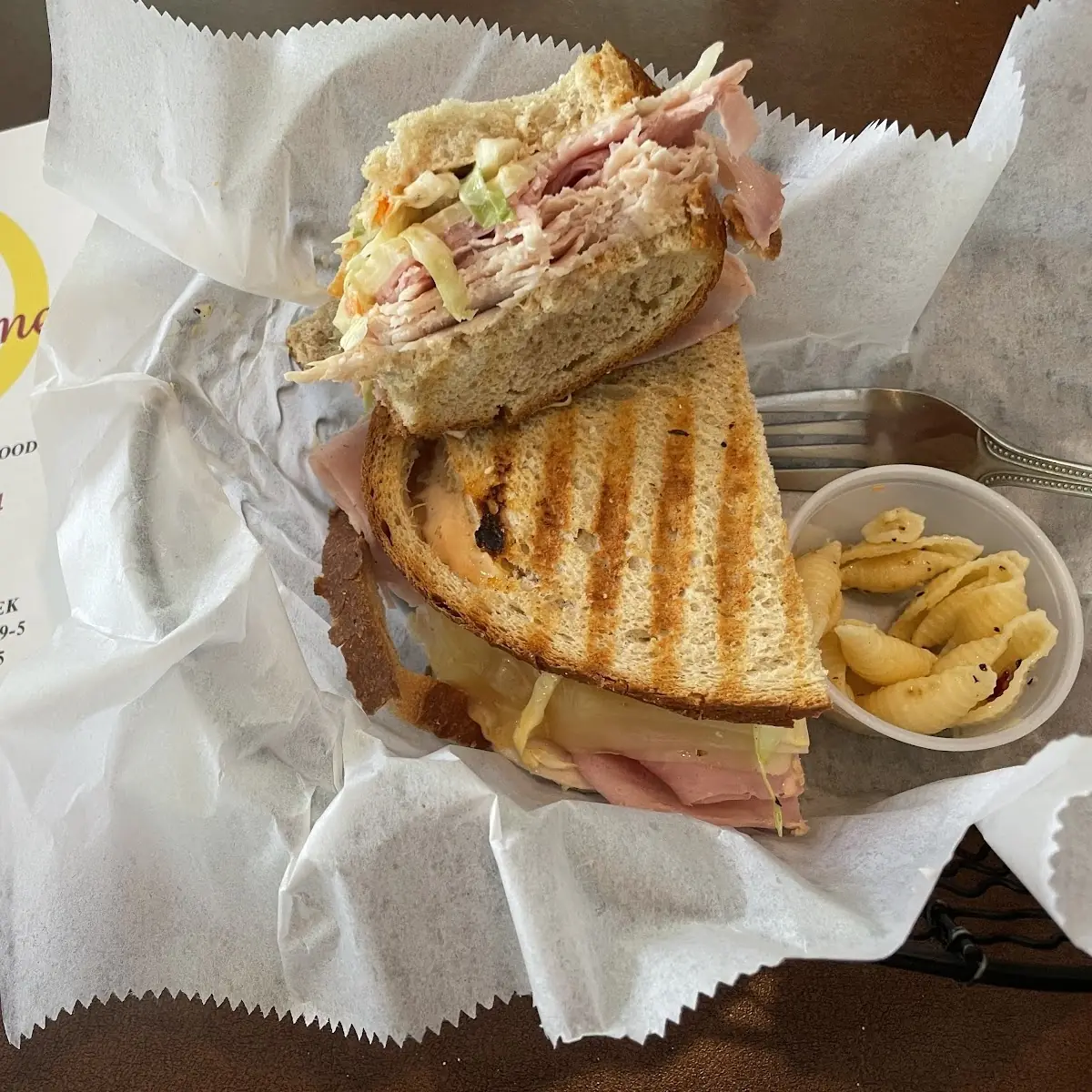 Turkey Ham Swiss Panini