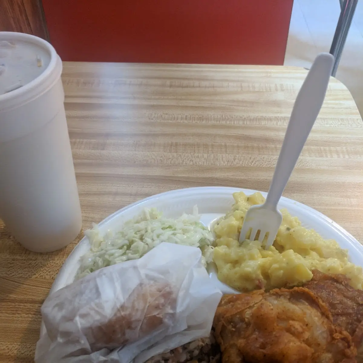 Combo Dinner w Fried Chicken