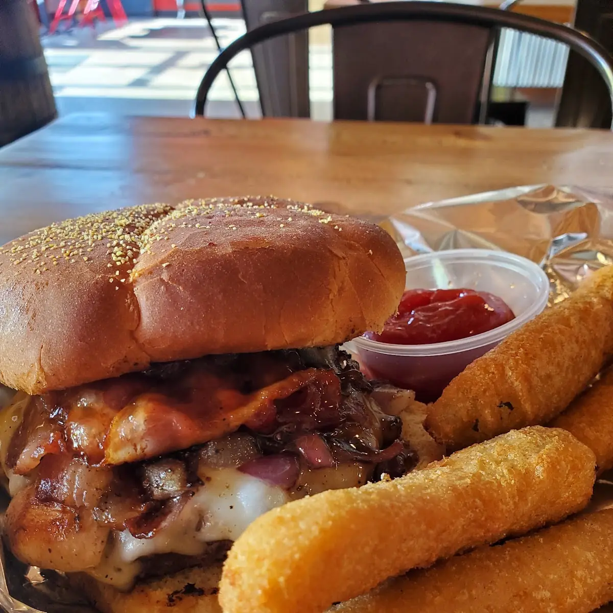 Mushroom Swiss Burger