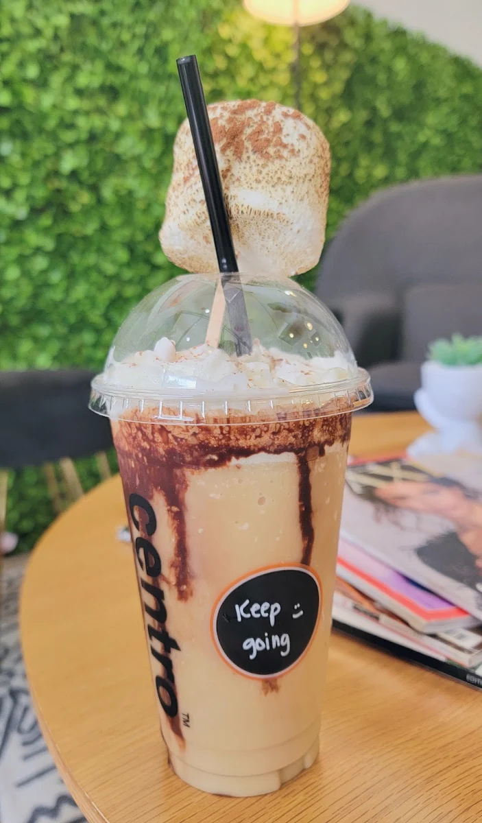 Blended Iced Toasted Marshmallow Latte