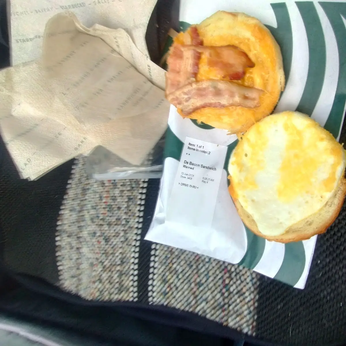 Double-Smoked Bacon Cheddar & Egg Sandwich