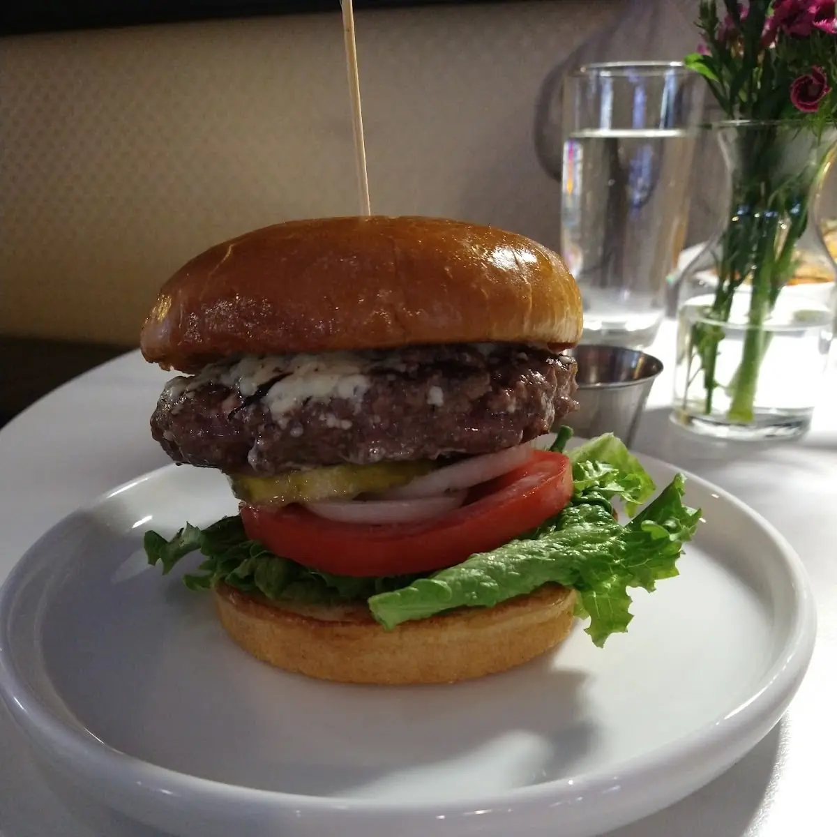 Classic Burger with Blue Cheese