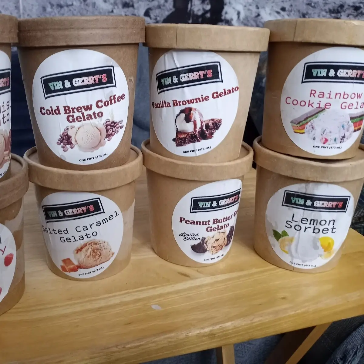 Vin & Gerry's Ice Cream Pint