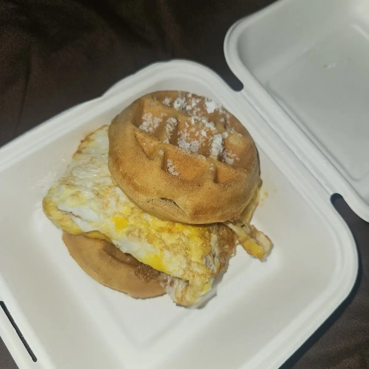 Egg & Cheese on Waffle Slider