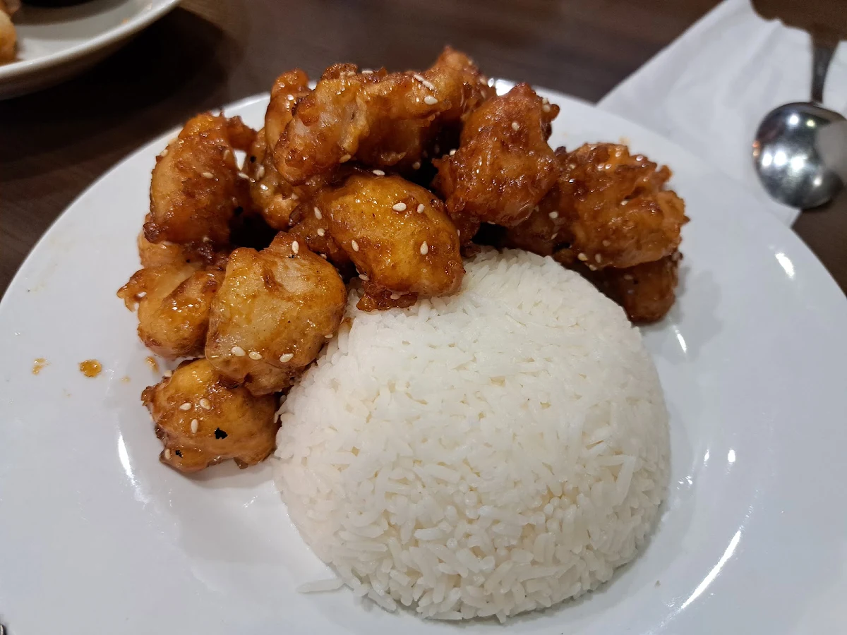 Honey Chicken with Steamed Rice, David's Kitchen