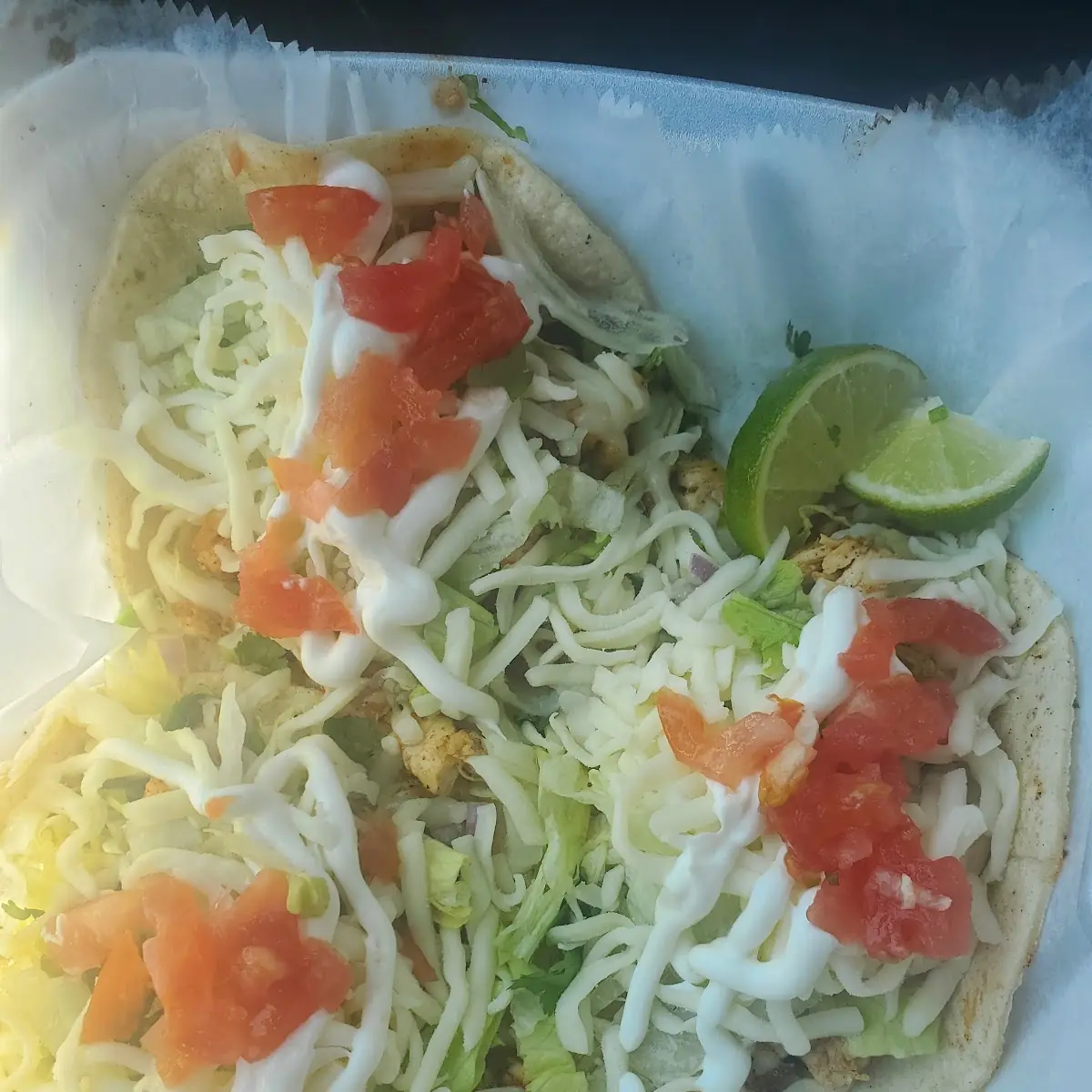 Taco Supreme with Chicken Taco