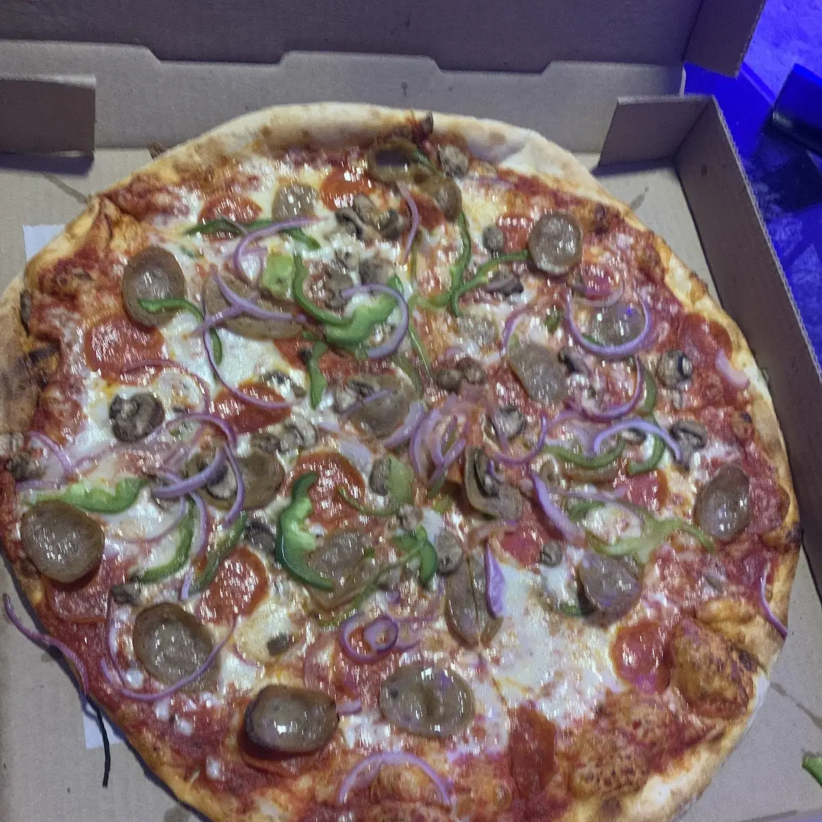 Old School Supreme Pizza