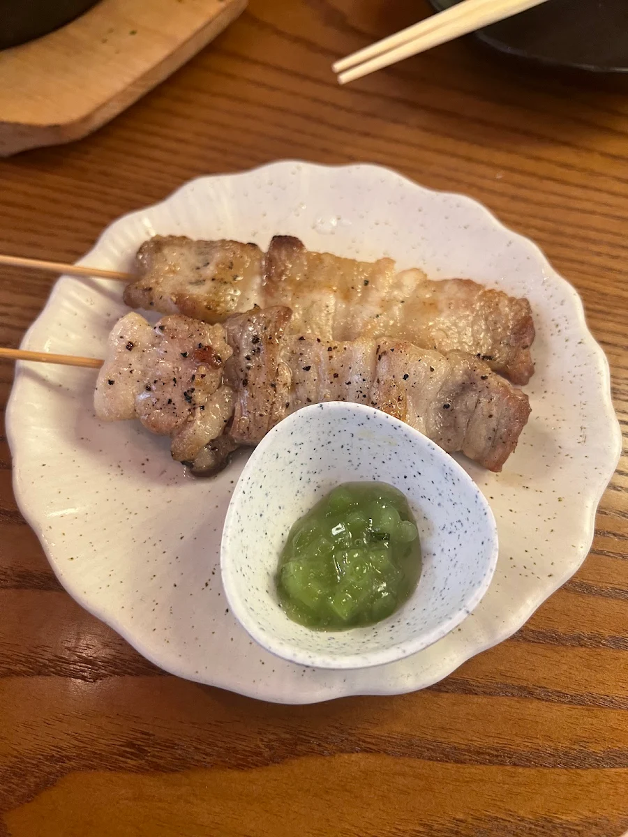 Pork Belly Skewers