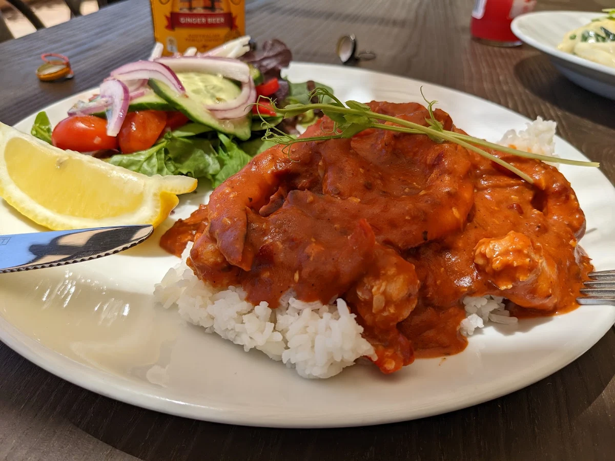 Chili Prawns, Mar E Sol Cafe Bistro