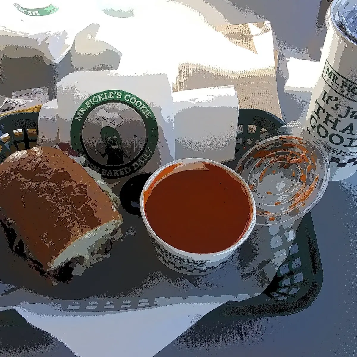 Tomato Soup and Sandwich