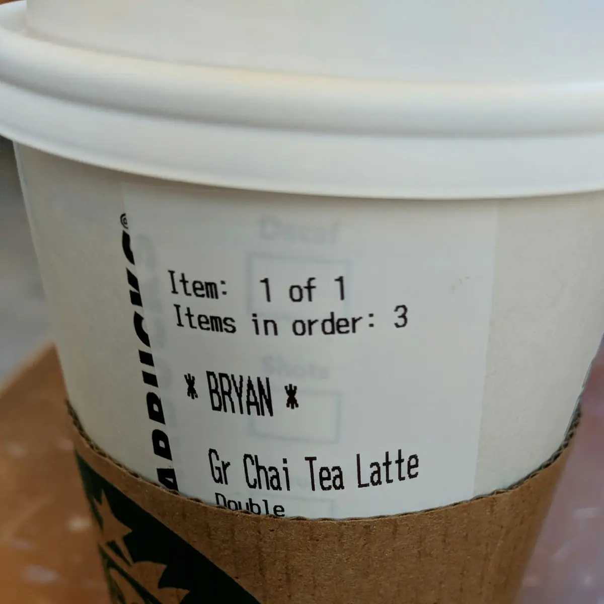 Dirty Chai