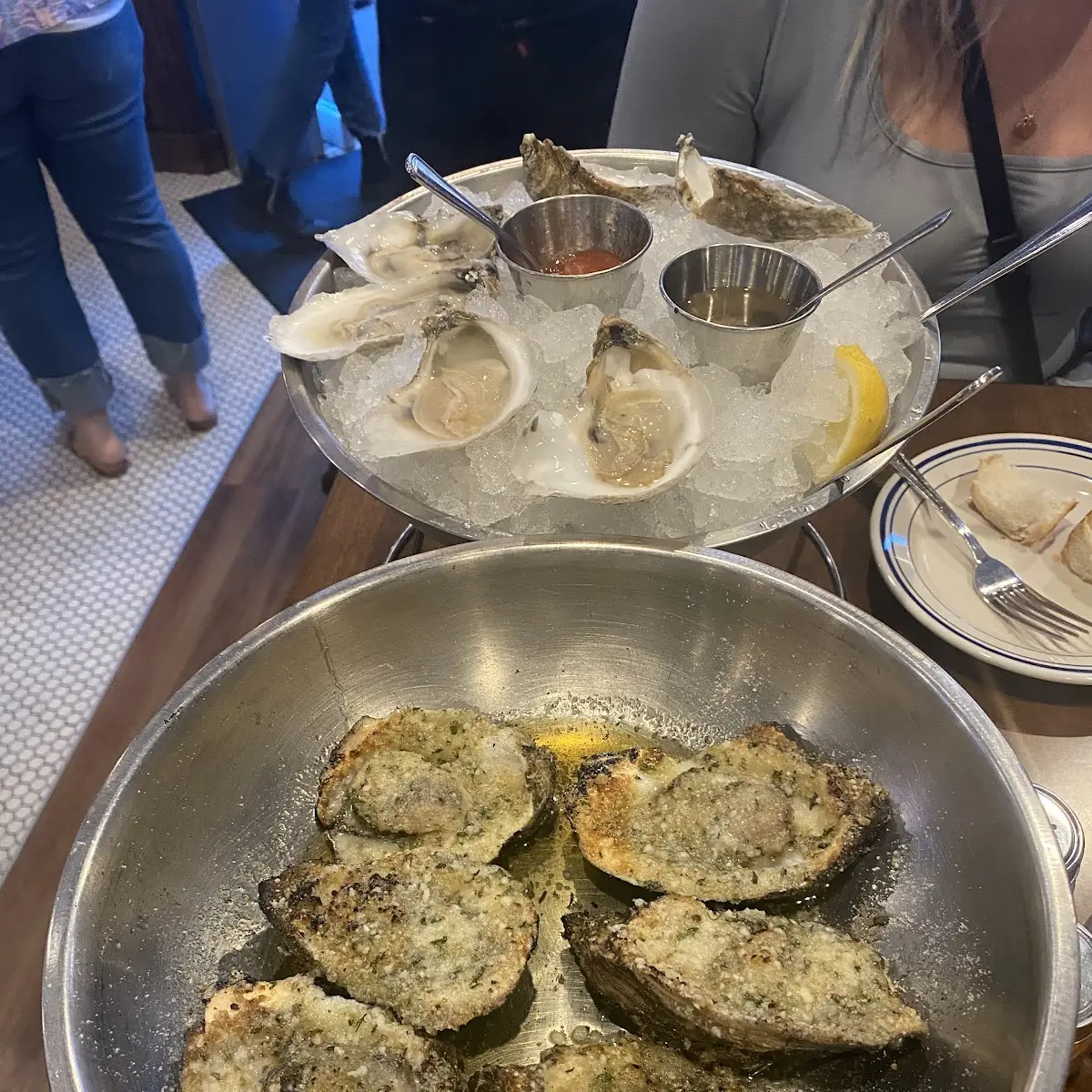 Grilled Oysters with Lemon Butter