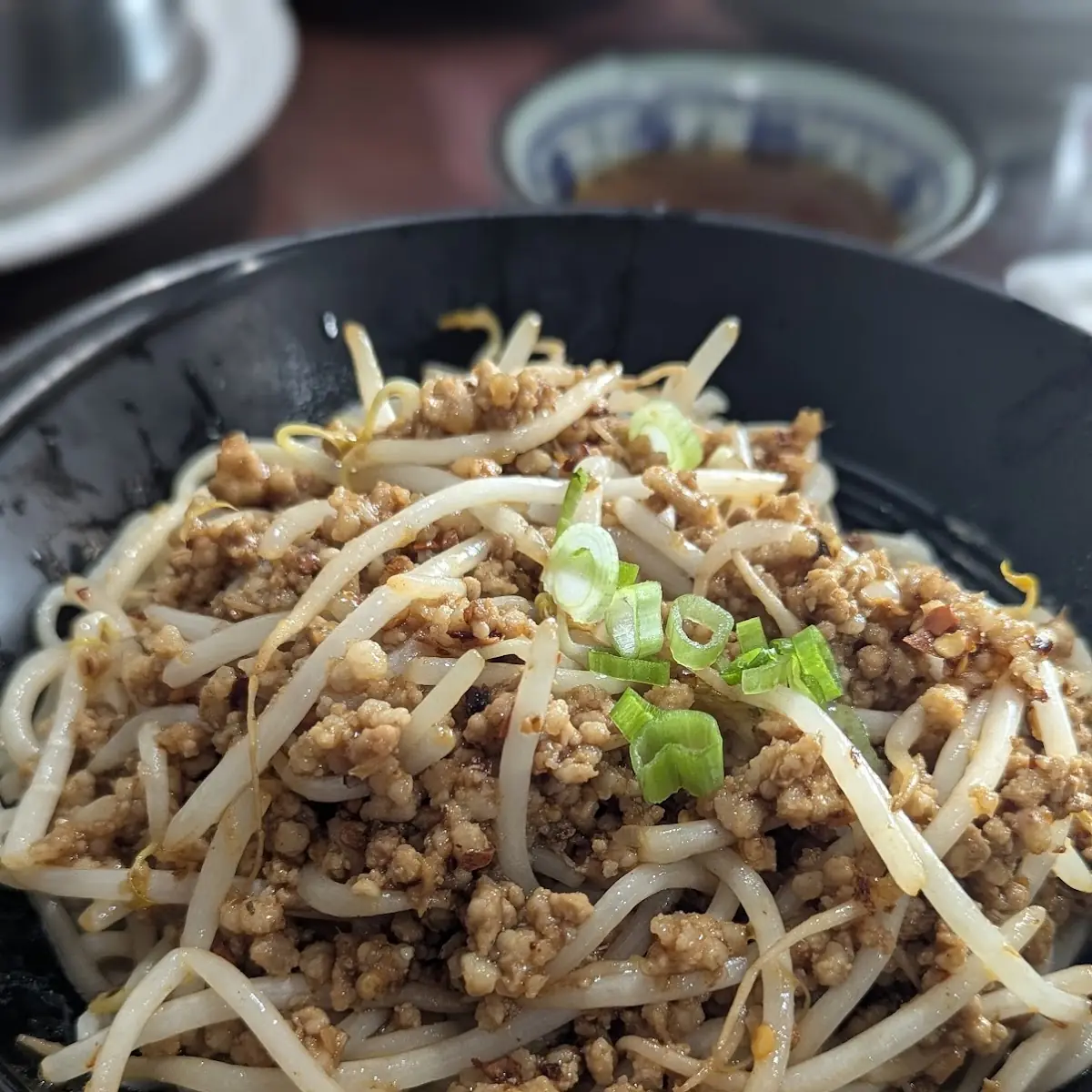 Spicy Ground Pork over Handpulled Noodle