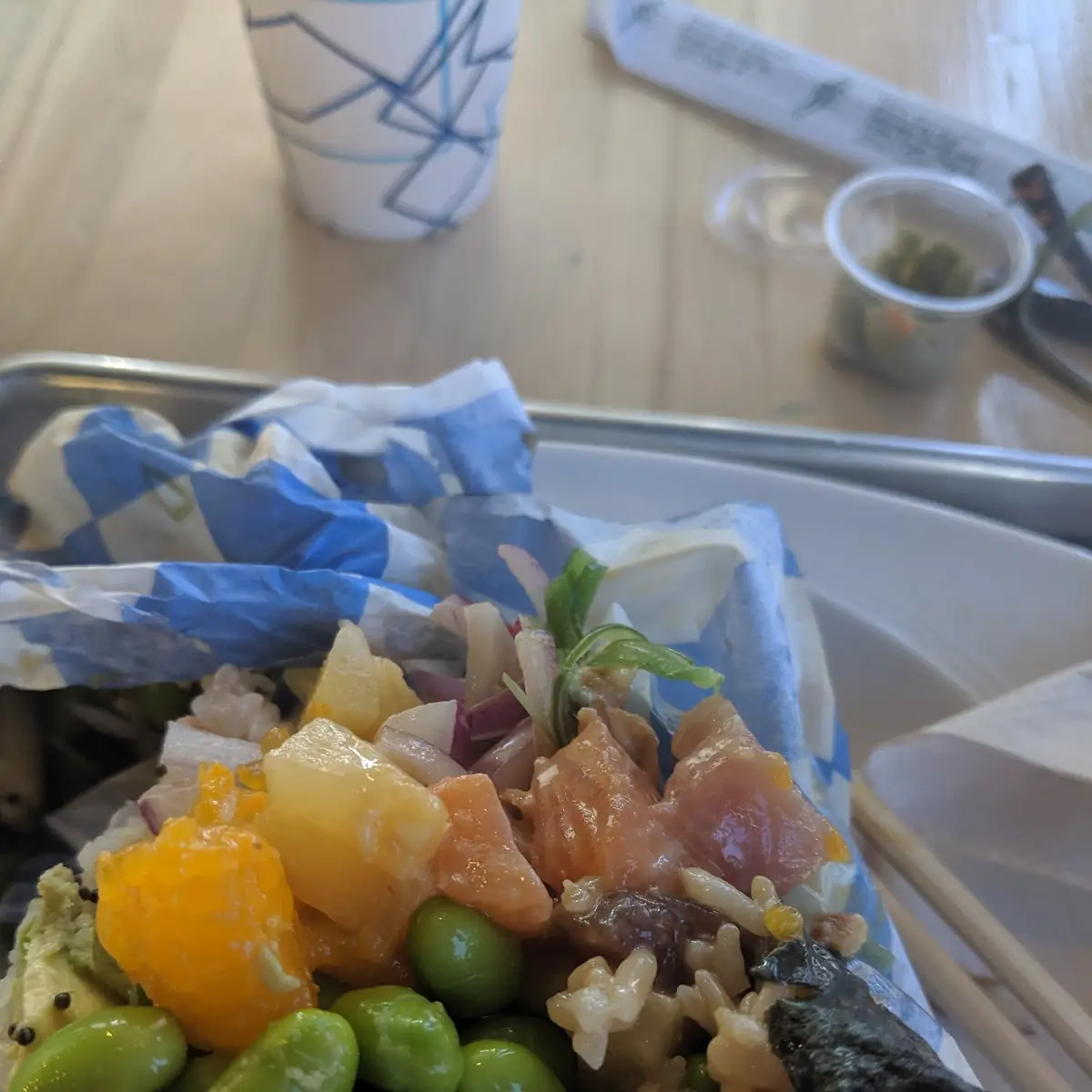Salmon Burrito
