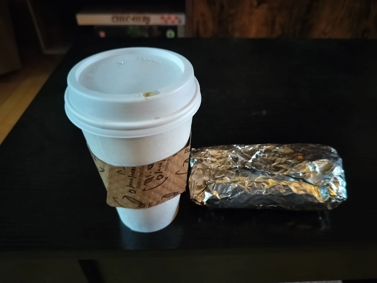 Boss Burrito and Americano