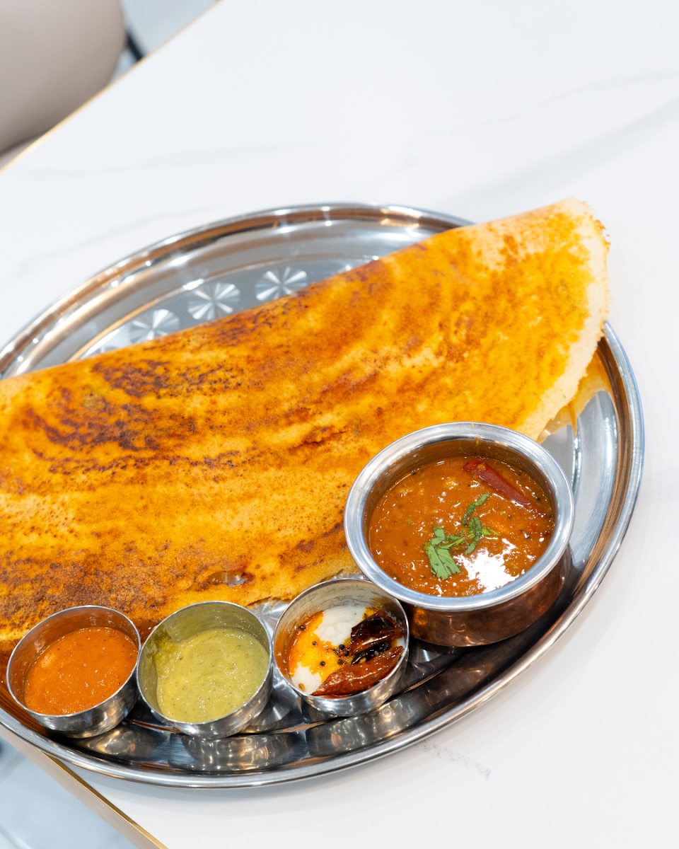 Nilgiri Chicken Masala Dosa, Mint Leaf South Indian Restaurant