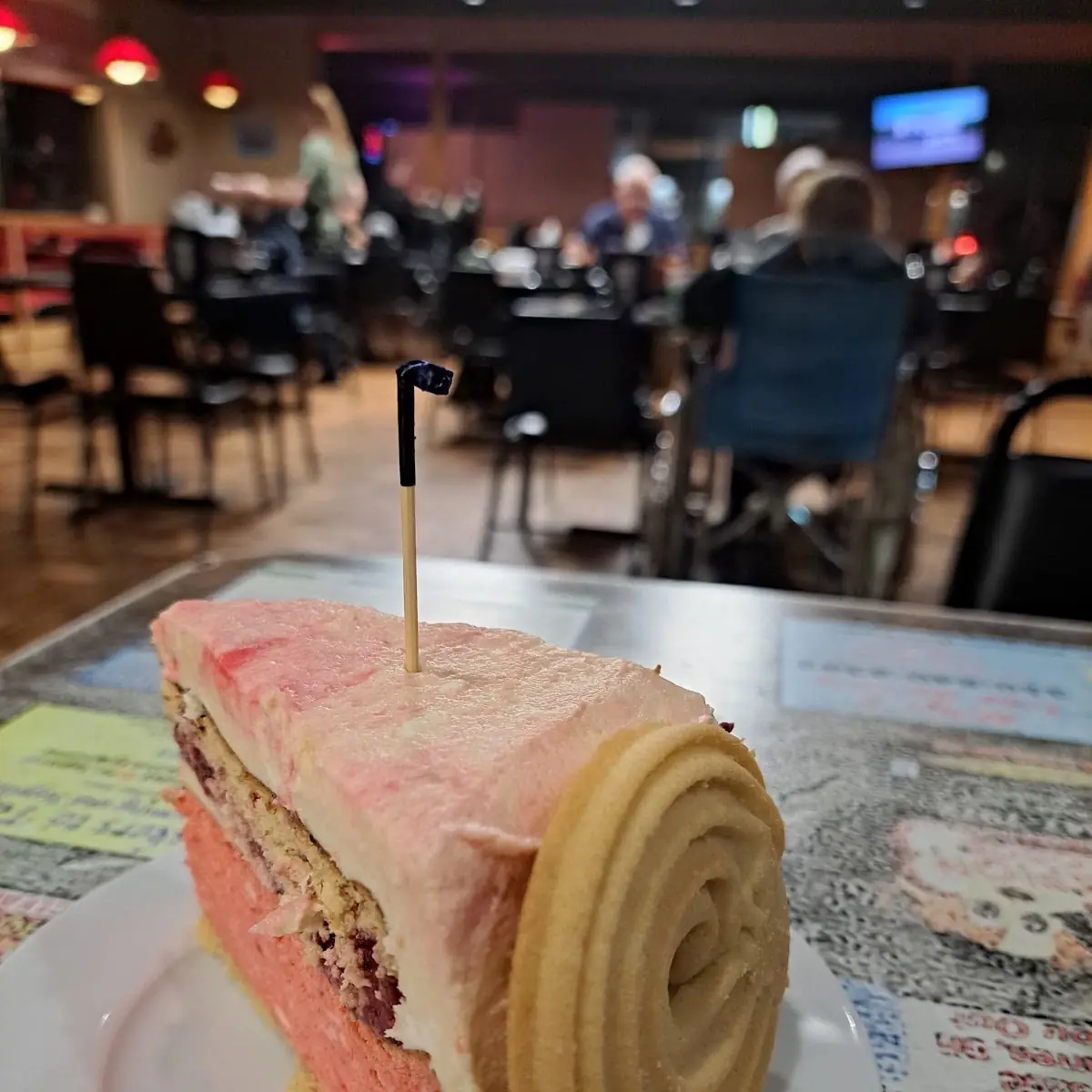 Suagr Free Raspberry Cheesecake Slice