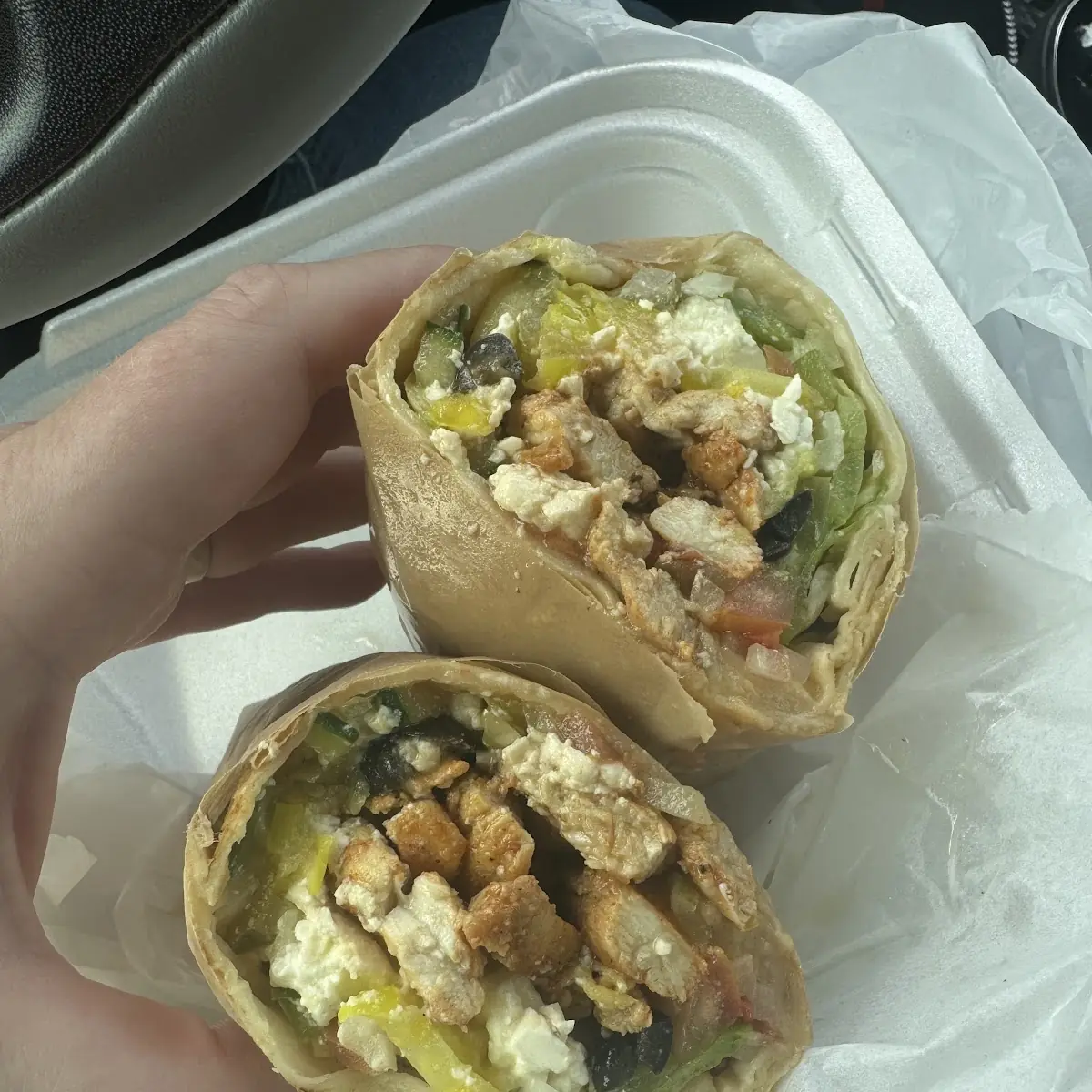 Greek Chicken Wrap
