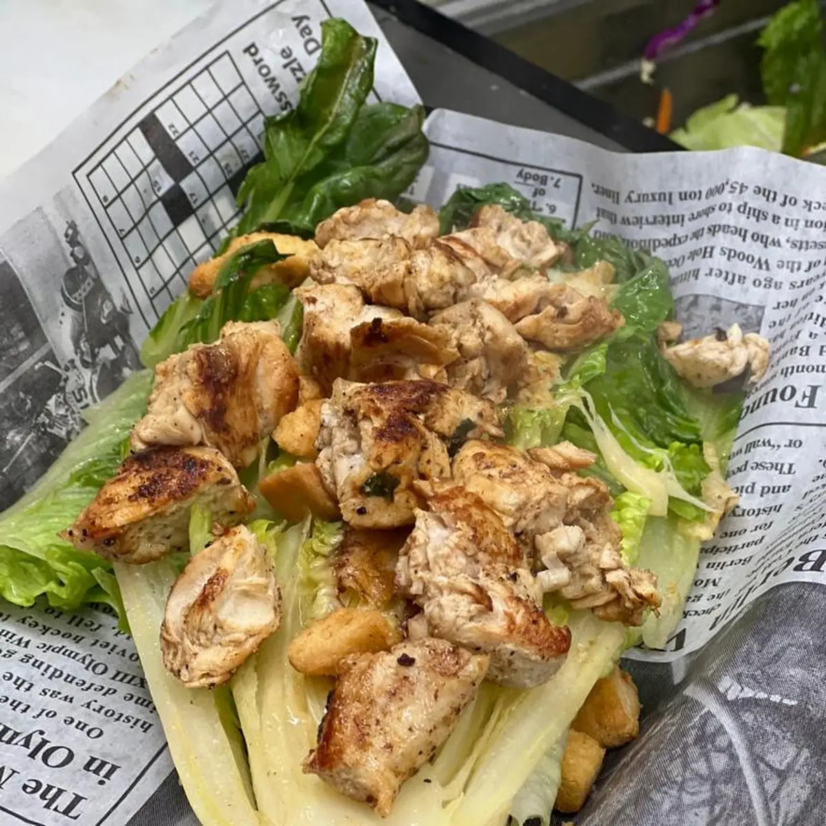 Grilled Caesar Salad