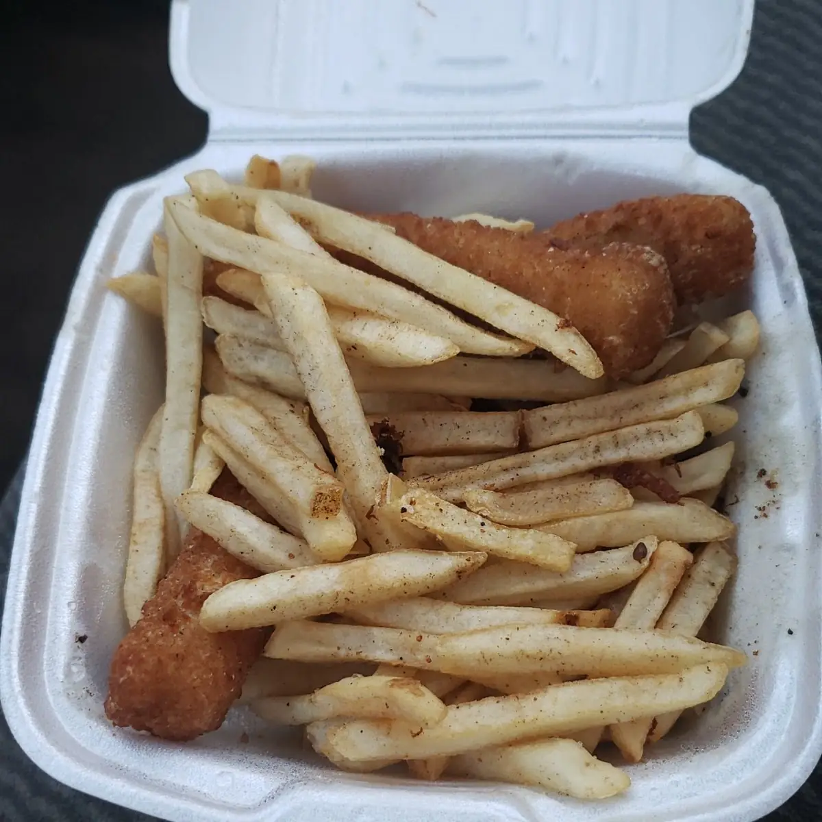 French Fries and Cheese Sticks