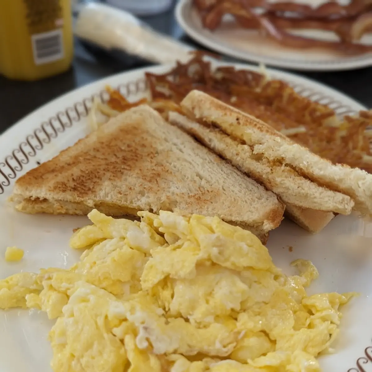 Cheese N' Eggs with Raisin Toast