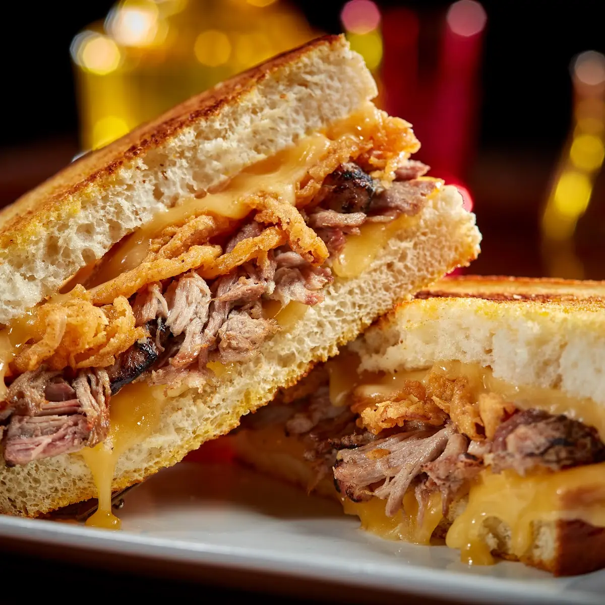 Pulled Pork Grilled Cheese