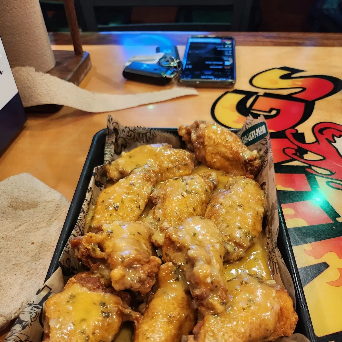 Garlic Parmesan Wings