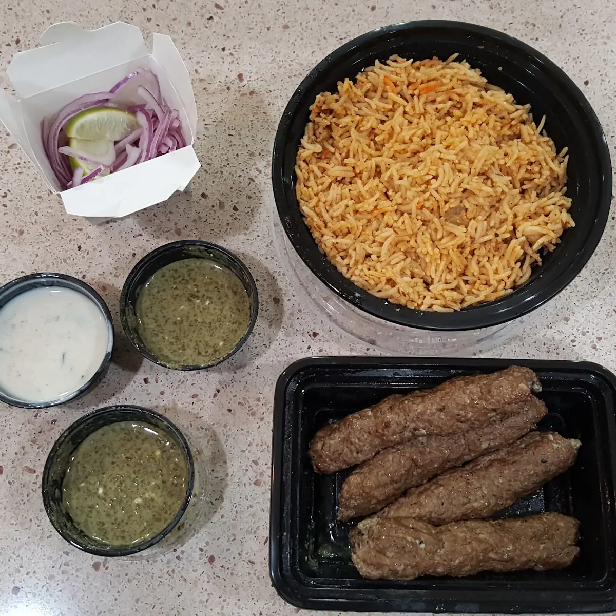 Mutton Seekh Kebab & Degi Chicken Biryani