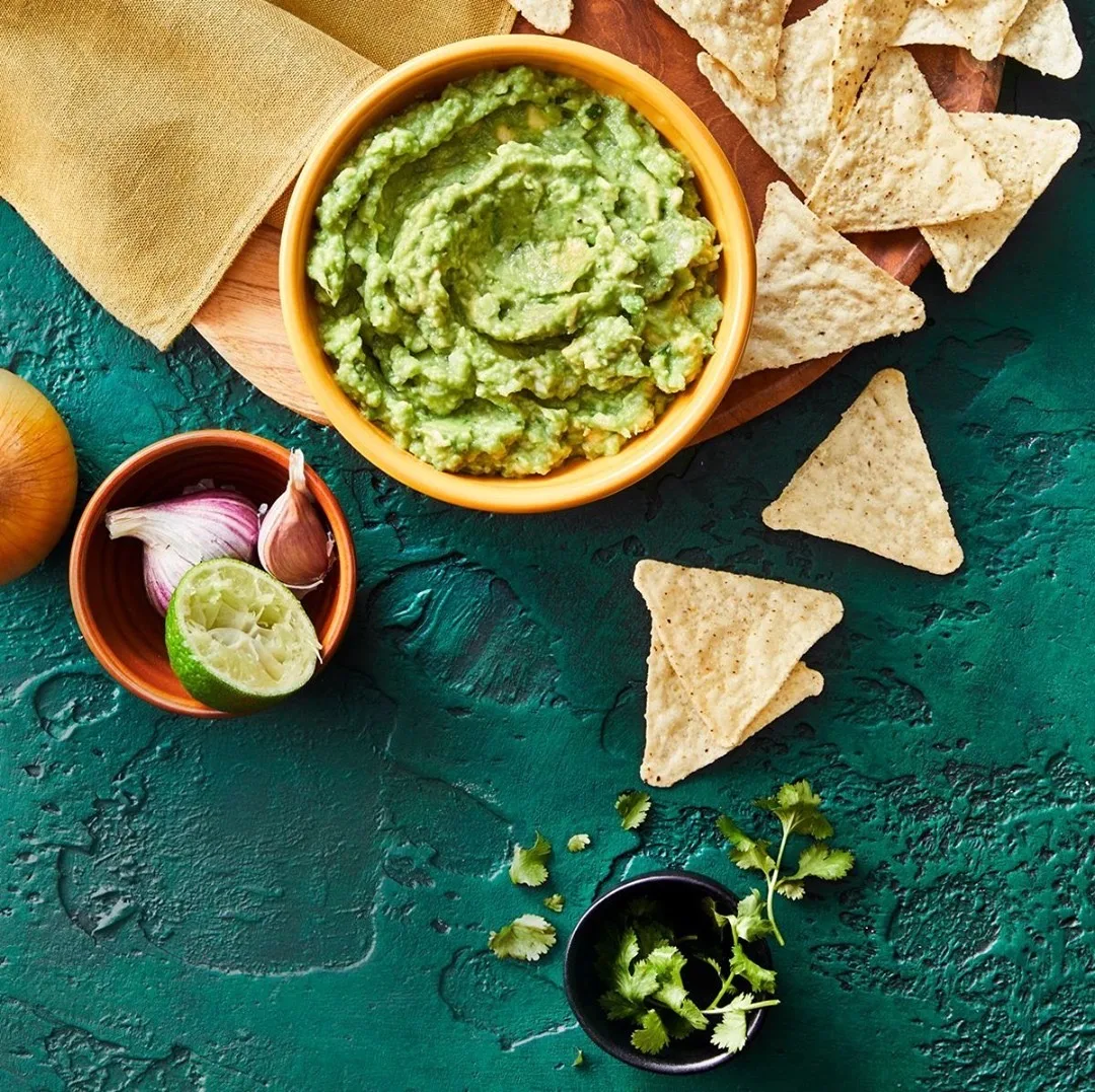 Hand-Mashed Guacamole, Quesada Burritos & Tacos