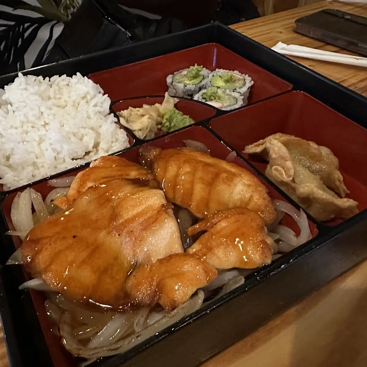 Salmon Bento Box